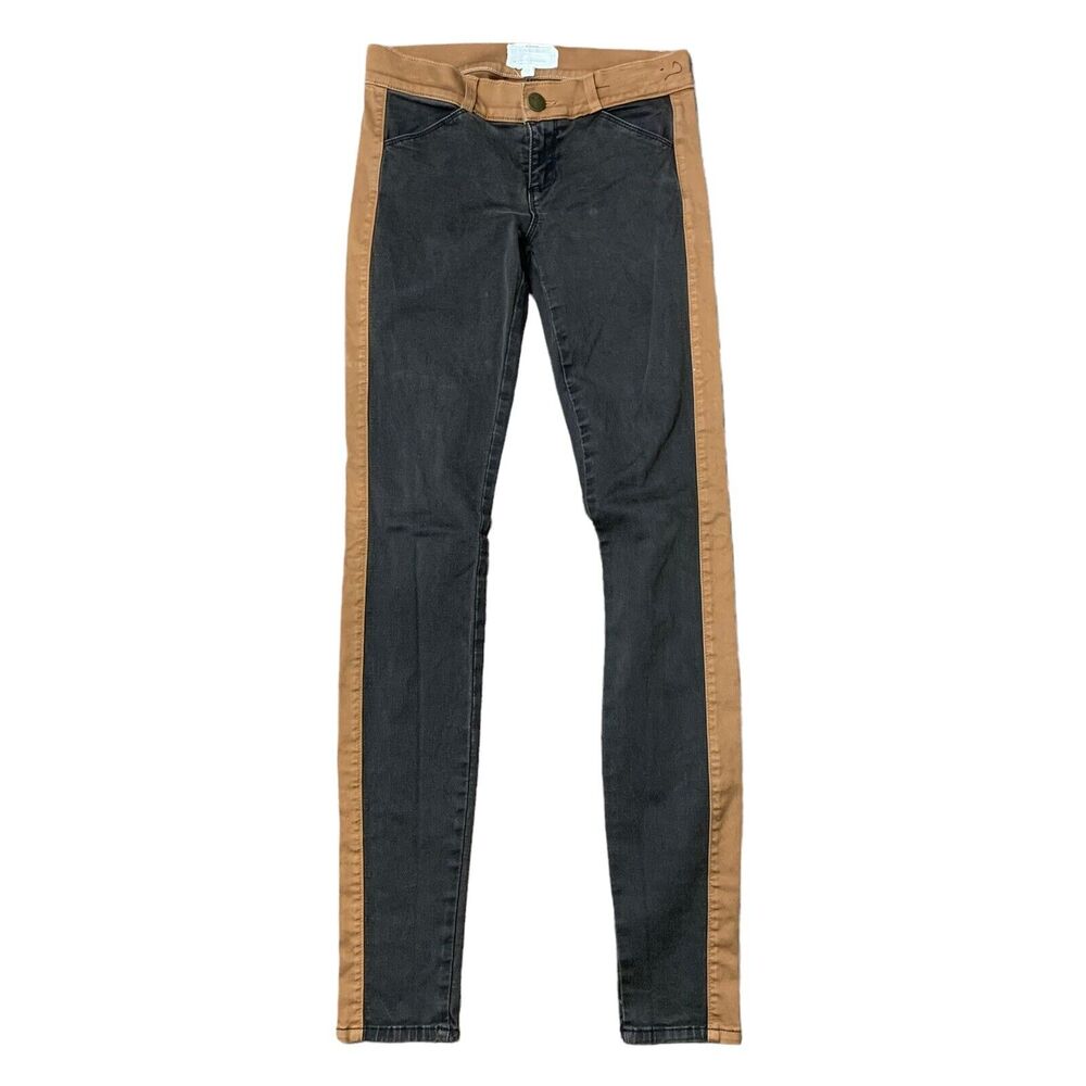 Current / Elliott Size 26 The Rider‎ Legging Jeans Honey Brown Low Rise Women's